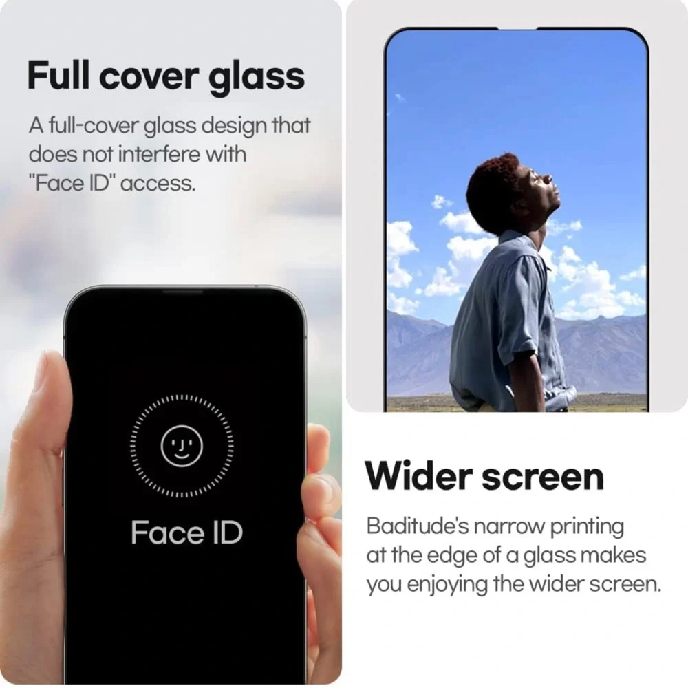 iPhone 14 tempered glass screen protector 2 pack. New never opened.